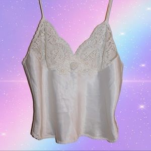 White lace vintage lingerie top